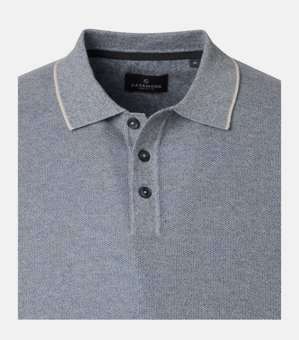 Tricou polo bumbac barbati CASA MODA albastru [3]