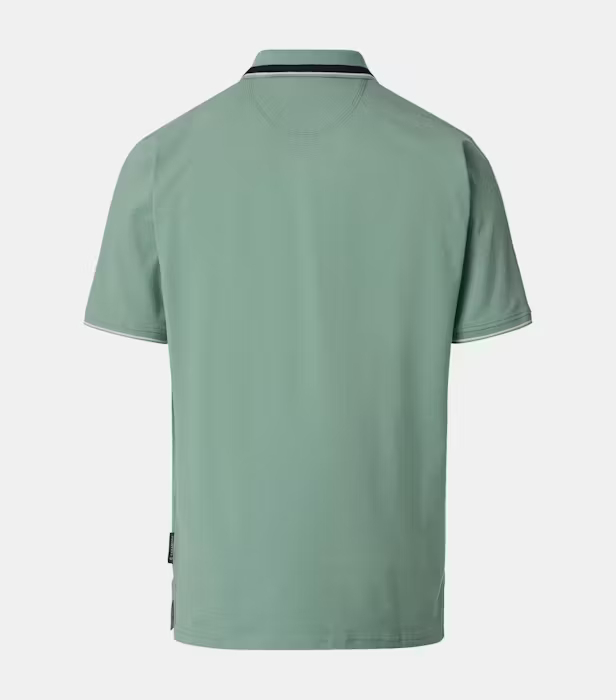 Tricou polo bumbac barbati CASA MODA verde deschis [2]