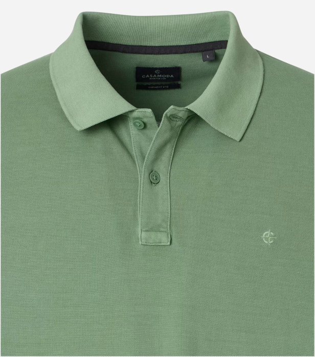 Tricou polo bumbac barbati CASA MODA verde [3]
