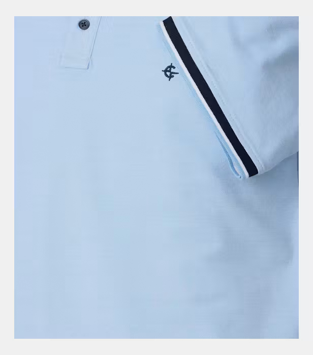 Tricou polo bumbac barbati CASA MODA bleu [4]