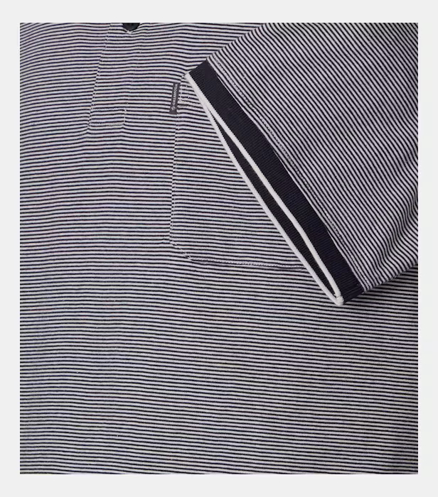 Tricou polo bumbac barbati CASA MODA bleumarin dungulite [4]