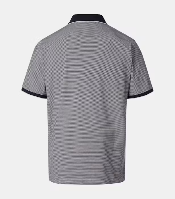 Tricou polo bumbac barbati CASA MODA bleumarin dungulite [2]