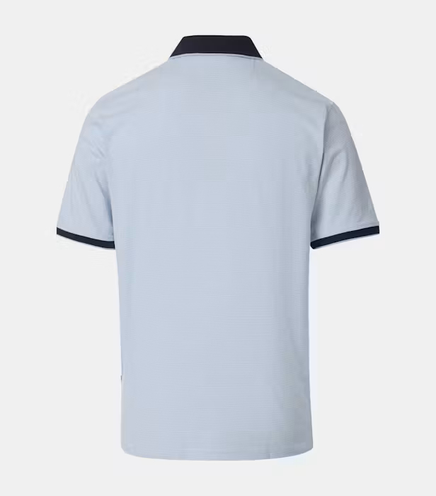 Tricou polo bumbac barbati CASA MODA bleu dungulite [2]