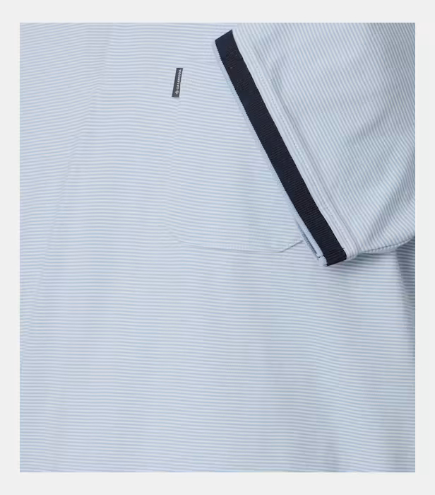 Tricou polo bumbac barbati CASA MODA bleu dungulite [4]