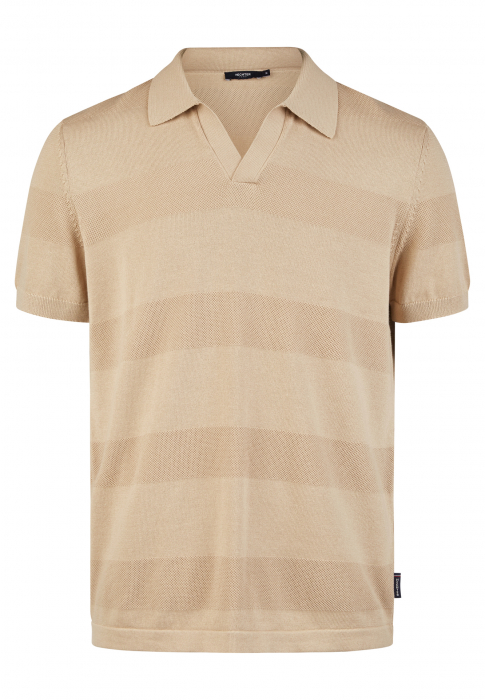 Tricou polo bumbac perforat barbati HECHTER bej [1]