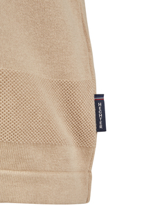 Tricou polo bumbac perforat barbati HECHTER bej [4]
