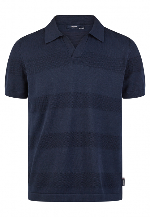 Tricou polo bumbac perforat barbati HECHTER bleumarin [1]