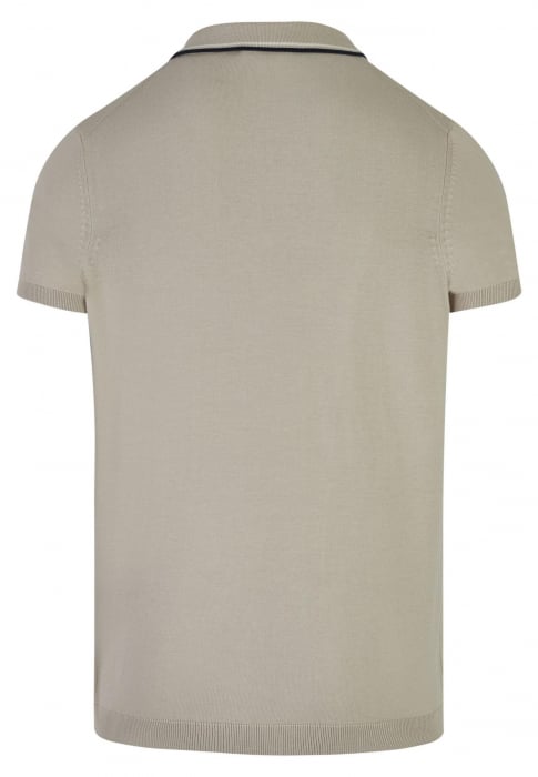Tricou polo bumbac organic barbati DANIEL HECHTER bej [2]