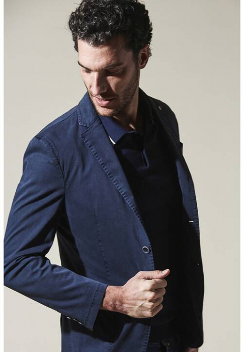 Tricou polo bumbac organic barbati DANIEL HECHTER bleumarin [3]