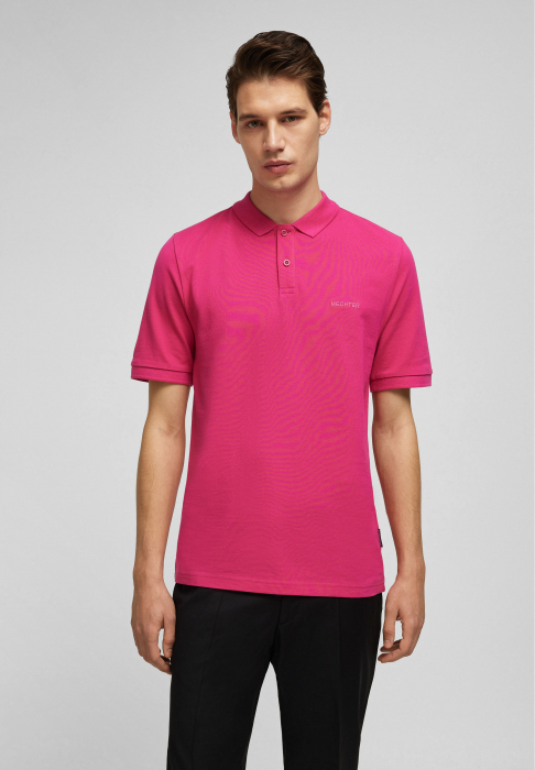 Tricou polo bumbac barbati HECHTER fucsia [6]