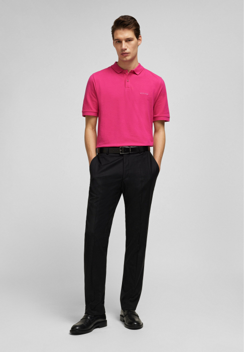 Tricou polo bumbac barbati HECHTER fucsia [4]