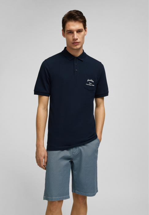 Tricou polo bumbac barbati HECHTER bleumarin [2]