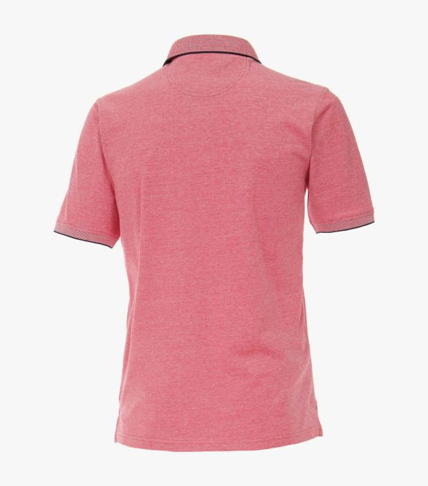 Tricou polo bumbac barbati CASA MODA rosu broderie Surf Route [3]