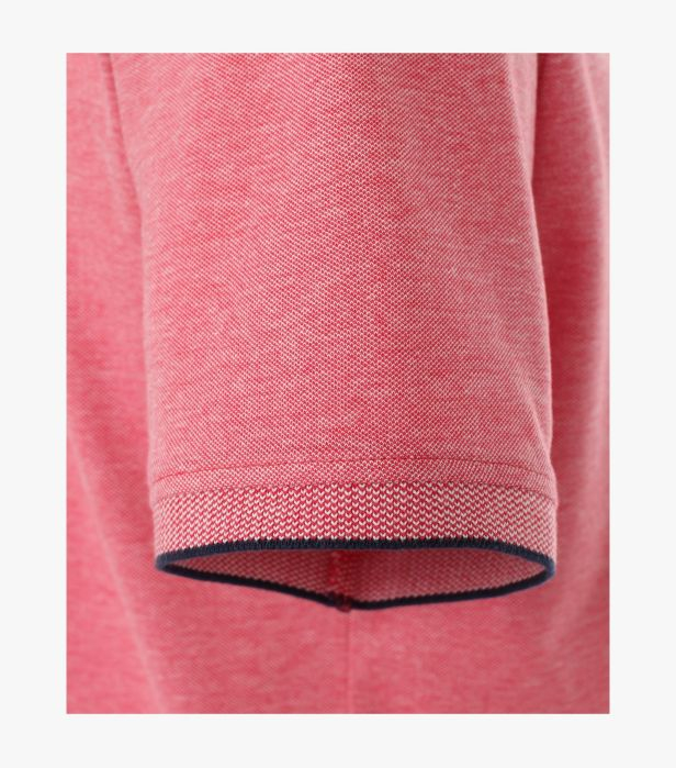 Tricou polo bumbac barbati CASA MODA rosu broderie Surf Route [5]