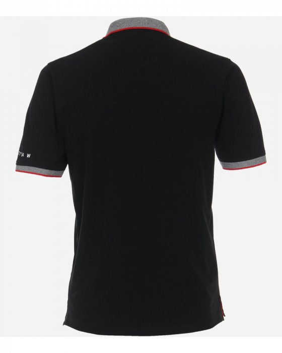 Tricou polo barbati CASA MODA Racing negru [2]