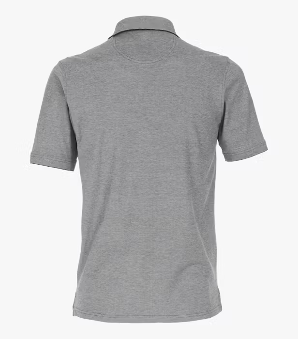 Tricou polo bumbac barbati CASA MODA gri/bleumarin [2]
