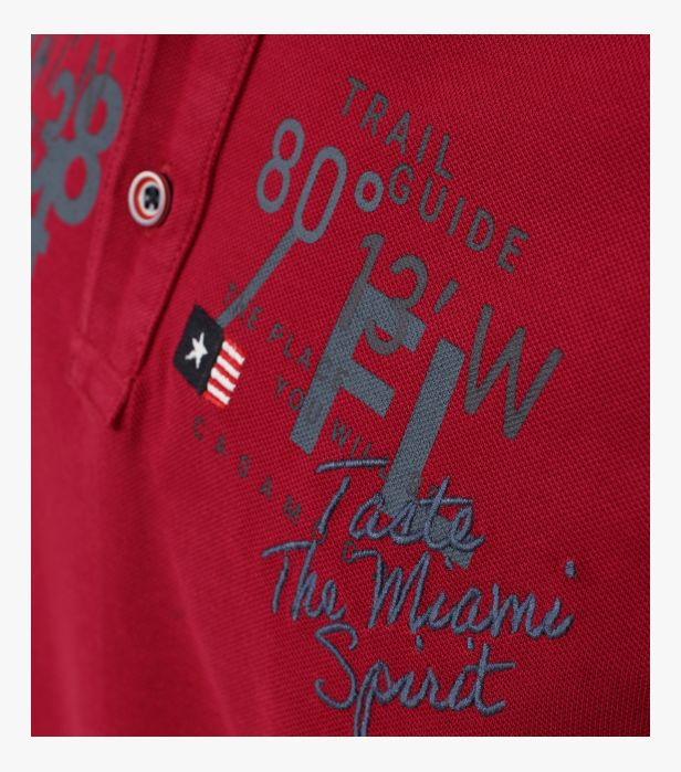 Tricou polo bumbac barbati CASA MODA "Sunshine State" visiniu [6]