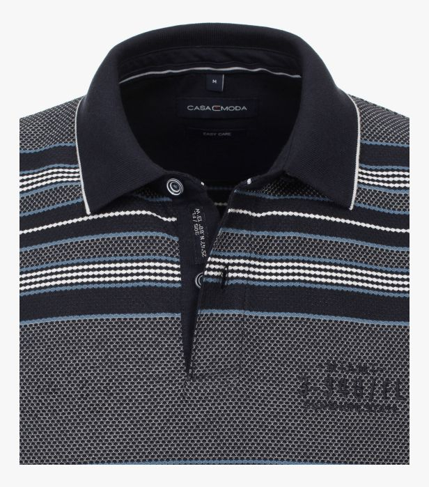 Tricou polo barbati CASA MODA "Sunshine State" bleumarin dungi [3]