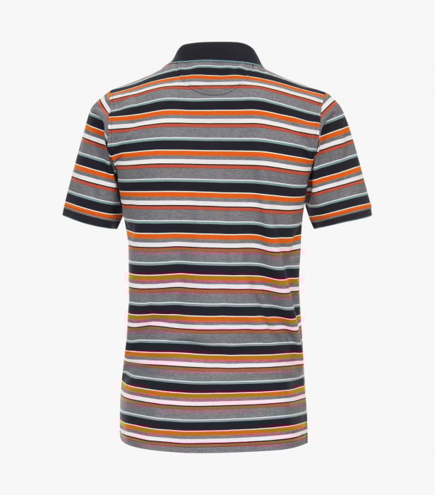 Tricou polo barbati CASA MODA bleumarin dungulite portocaliu/bleumarin [2]