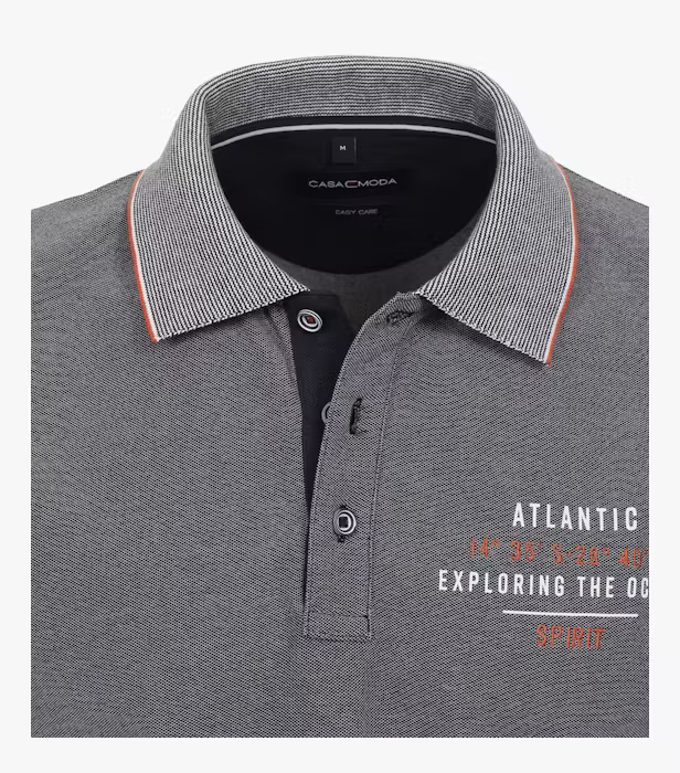 Tricou polo barbati CASA MODA Atlantic Spirit bleumarin [3]