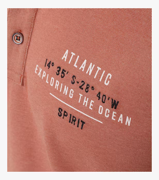 Tricou polo barbati CASA MODA Atlantic Spirit portocaliu [5]