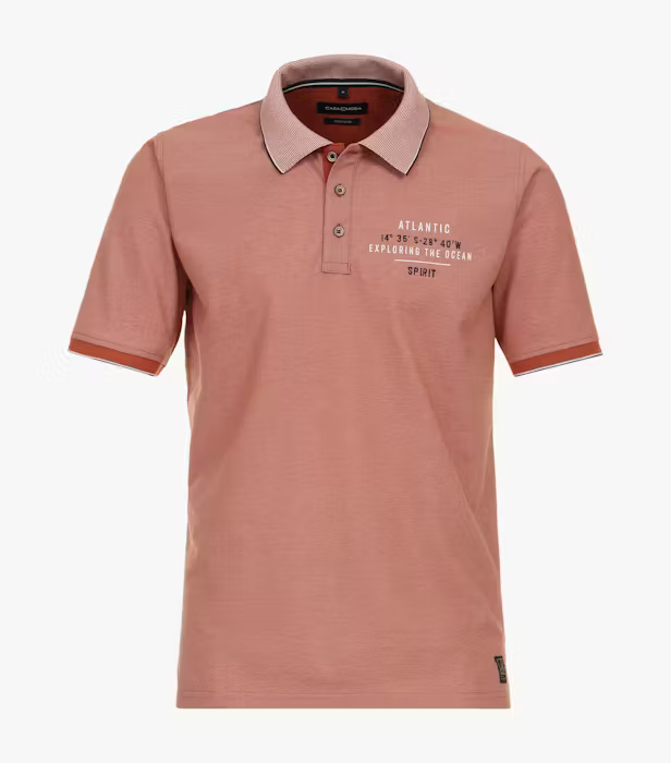 Tricou polo barbati CASA MODA Atlantic Spirit portocaliu [1]