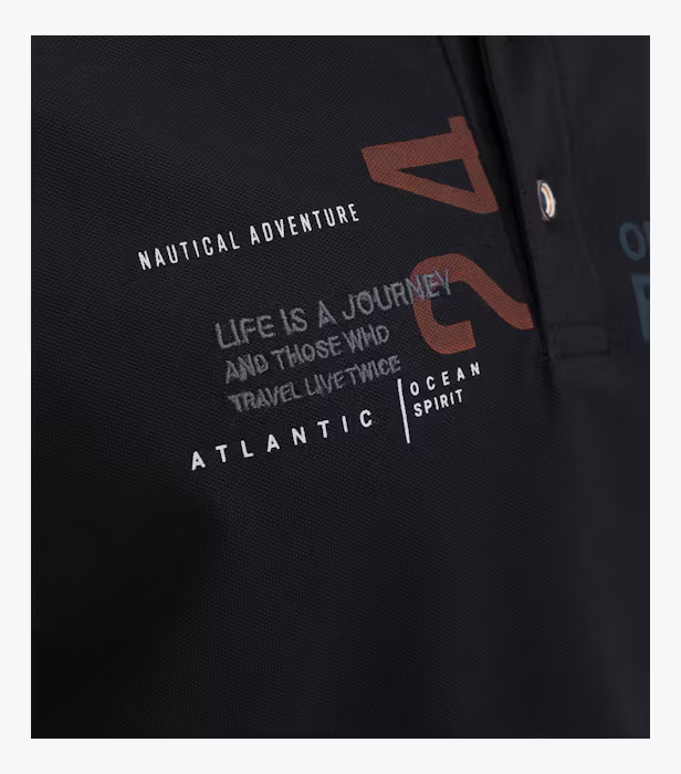 Tricou polo bumbac barbati CASA MODA Atlantic Spirit bleumarin [5]