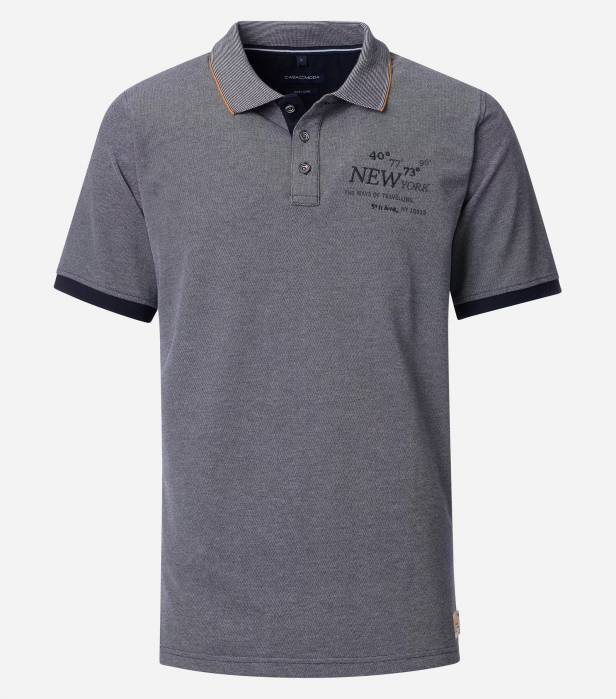 Tricou polo barbati CASA MODA New York albastru [1]