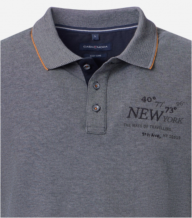 Tricou polo barbati CASA MODA New York albastru [3]