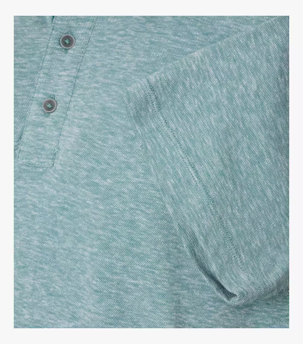 Tricou polo in/bumbac barbati CASA MODA turcoaz melanj [4]