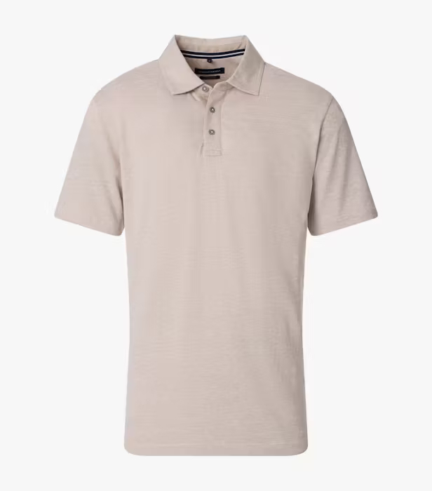 Tricou polo in/bumbac barbati CASA MODA bej melanj [1]