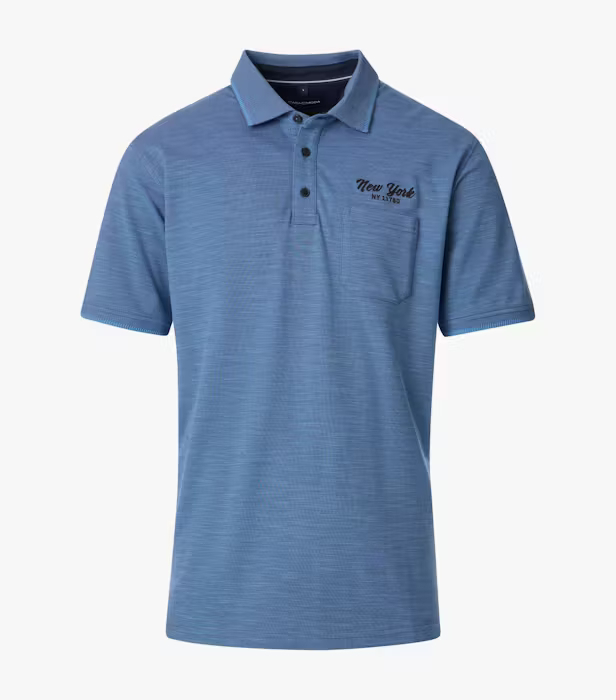 Tricou polo bumbac barbati CASA MODA New York albastru [1]