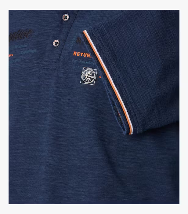 Tricou polo bumbac barbati CASA MODA New York indigo [4]