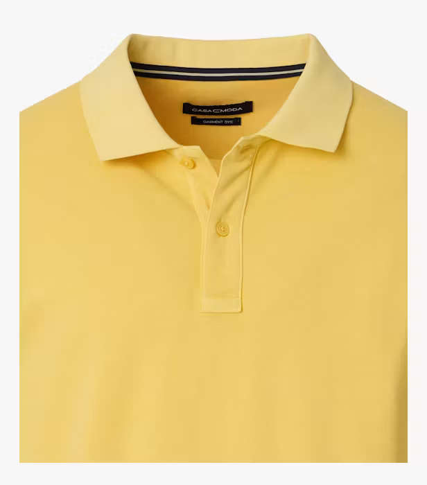 Tricou polo bumbac barbati CASA MODA galben [3]