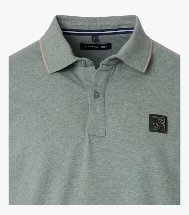 Tricou polo bumbac barbati CASA MODA vernil [3]