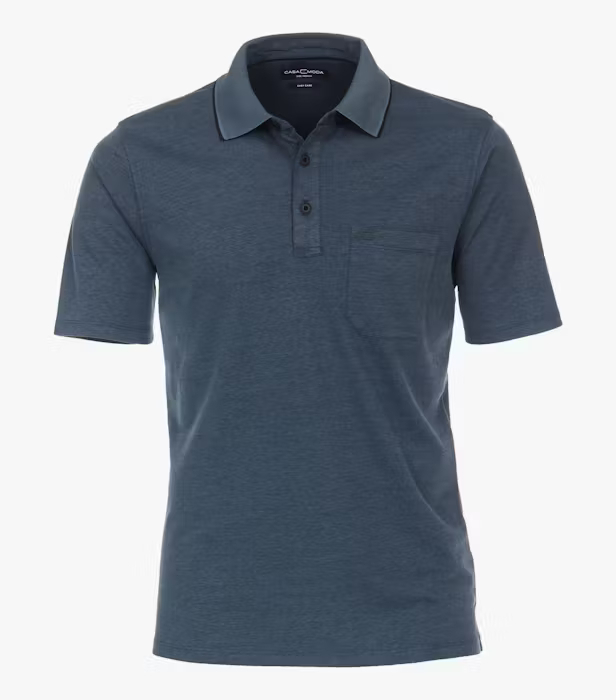 Tricou polo barbati CASA MODA 993106500 turcoaz inchis [1]