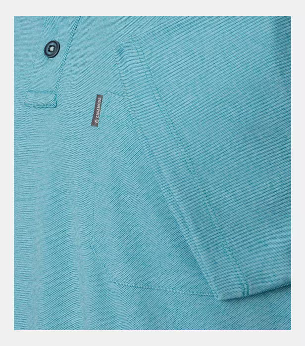 Tricou polo barbati CASA MODA 993106500 turcoaz deschis [4]
