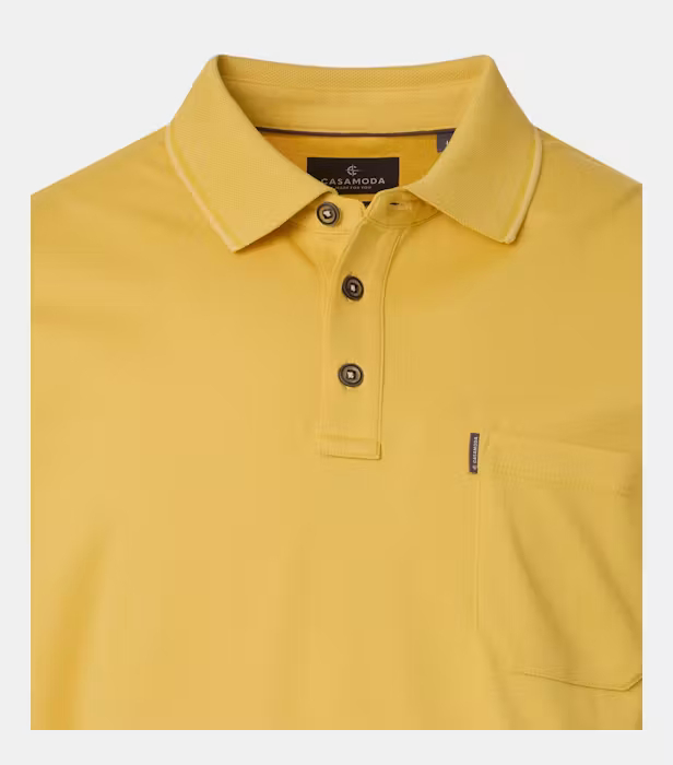 Tricou polo barbati CASA MODA 993106500 galben [3]