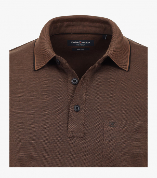 Tricou polo barbati CASA MODA maro [3]