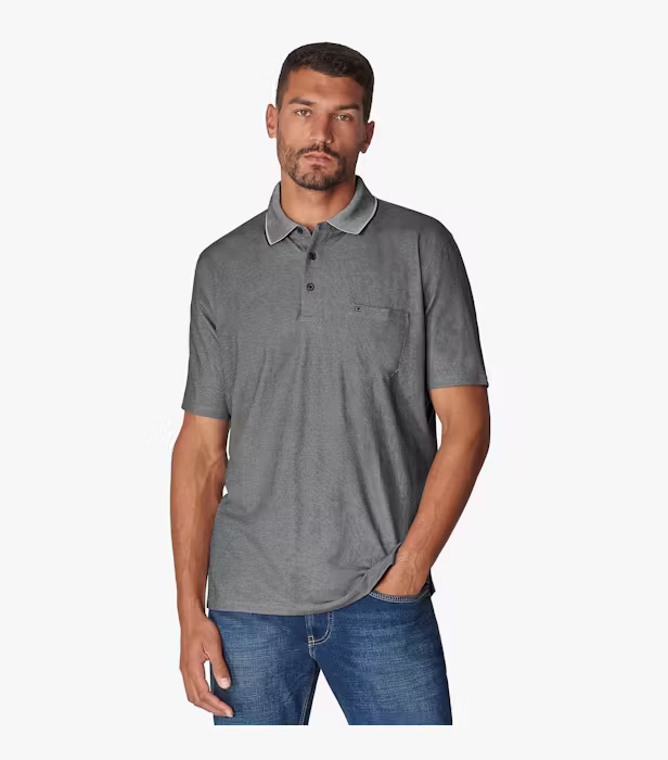 Tricou polo barbati CASA MODA 993106500 gri [5]