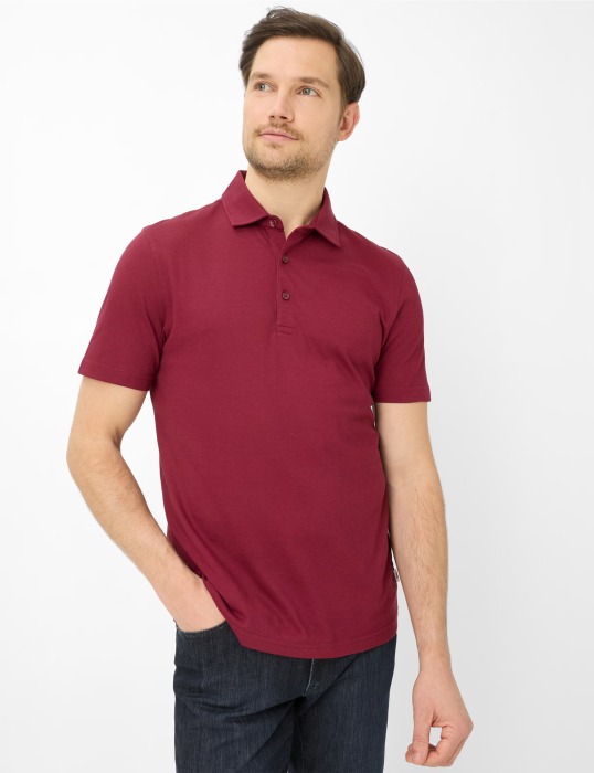 Tricou polo barbati BRAX PEPE  rosu inchis [3]