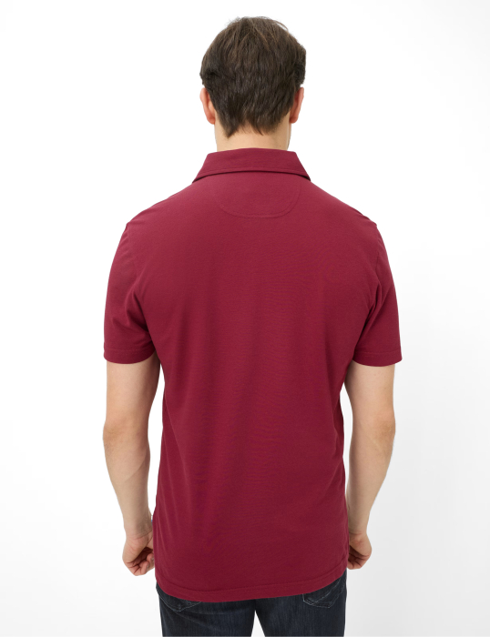 Tricou polo barbati BRAX PEPE  rosu inchis [4]