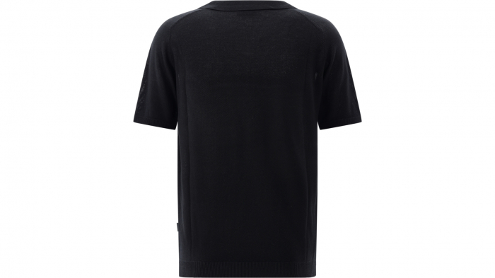 Tricou polo in/lyocell barbati CG CLUB of GENTS Bevan negru [2]
