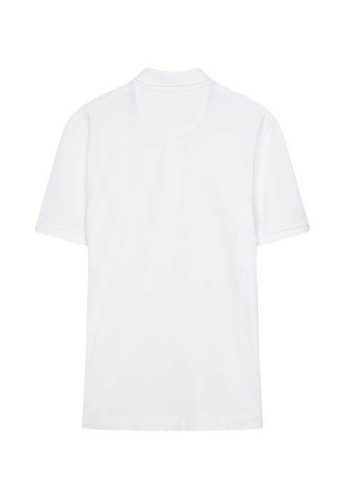 Tricou polo bumbac pique barbati SEIDENSTICKER alb [2]