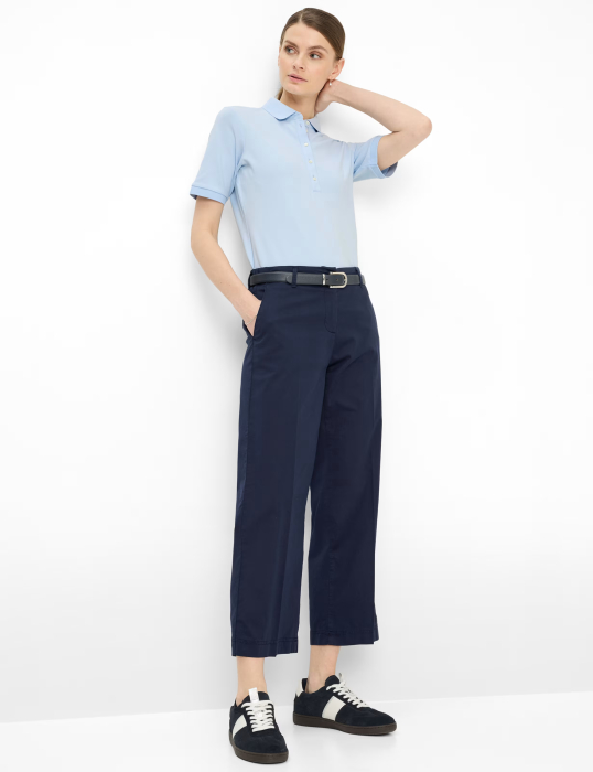 Tricou polo bumbac femei BRAX CLEO bleu [5]