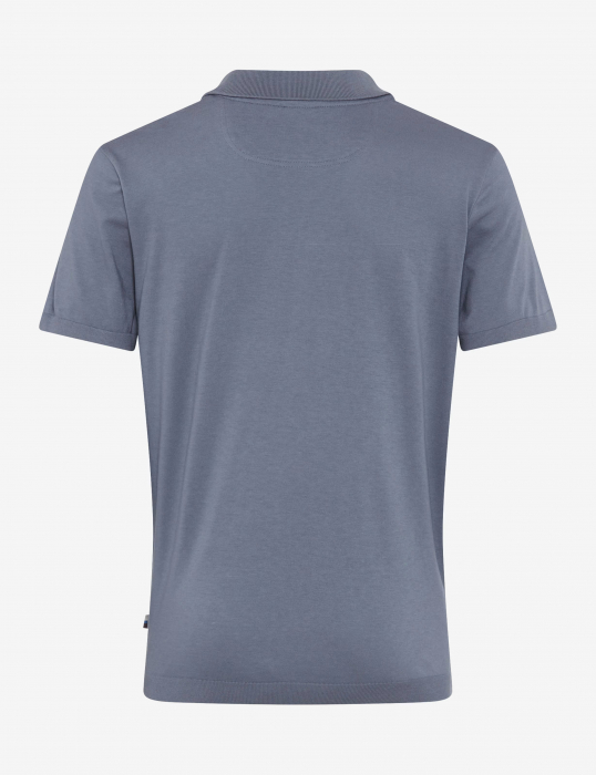 Tricou polo barbati bumbac/modal BRAX PARVIS gri [2]