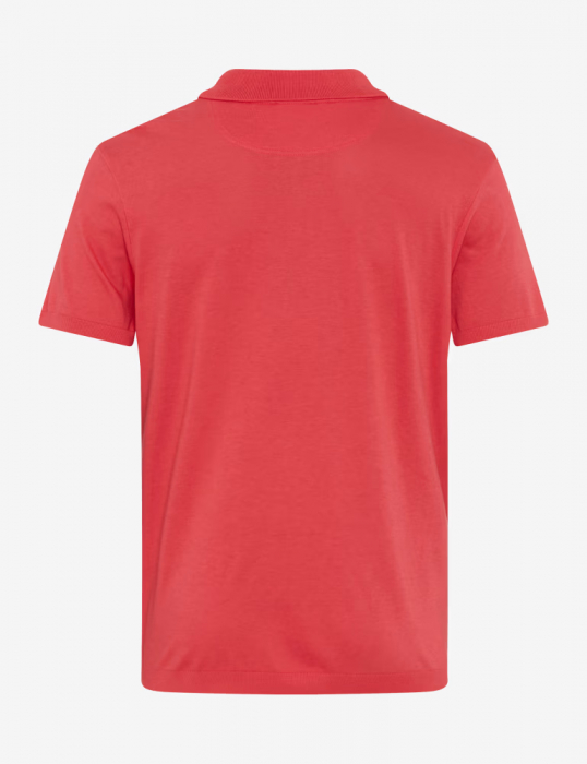Tricou polo barbati bumbac/modal BRAX PARVIS rosu [2]