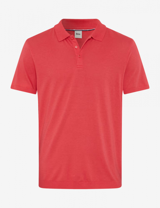 Tricou polo barbati bumbac/modal BRAX PARVIS rosu [1]