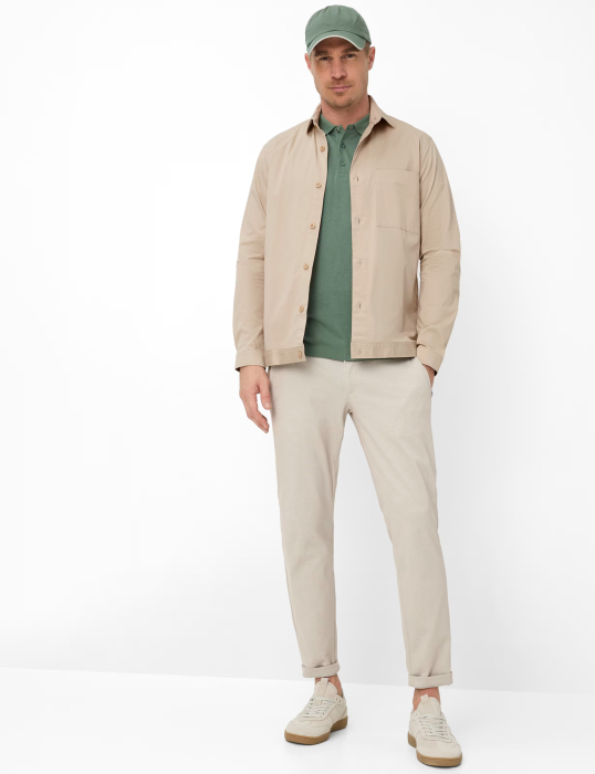 Tricou polo bumbac/modal barbati BRAX PARVIS verde [5]