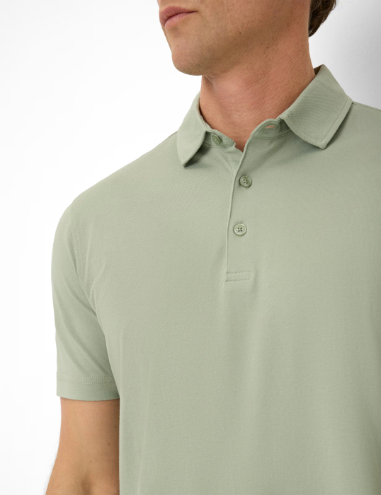 Tricou polo barbati BRAX PEPE verde deschis [7]